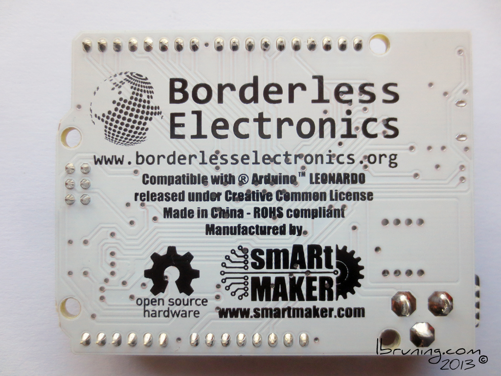 Boarderless Electronics faux Arduino Board